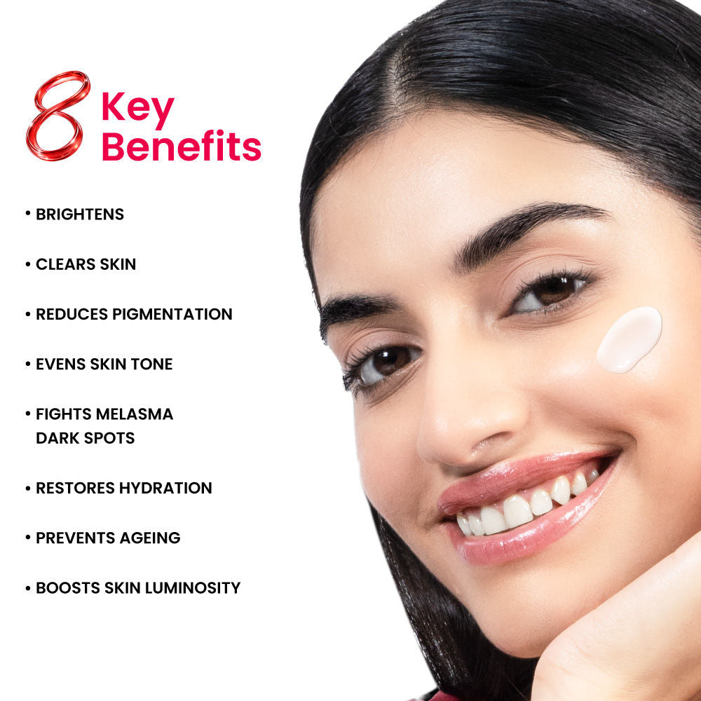 10% Vitamin C-Glutathione Brightening Face Serum For Glowing Skin, Dark Spots & Pigmentation