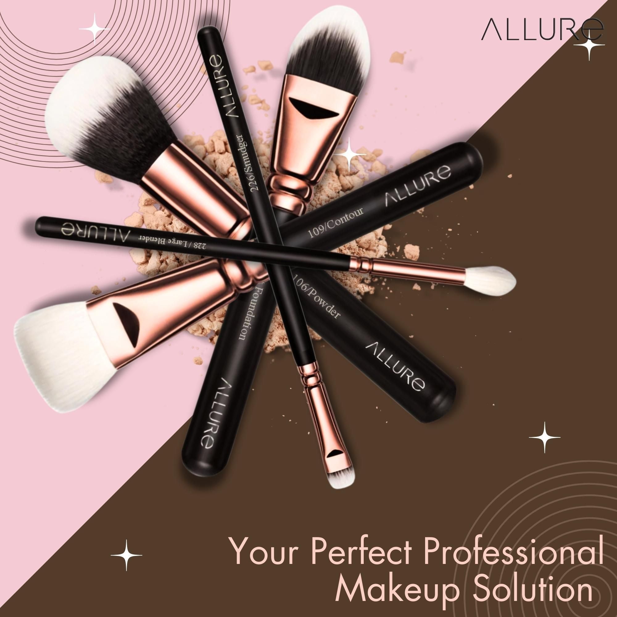 Professional Wing Eyeliner Makeup Brush - 317s