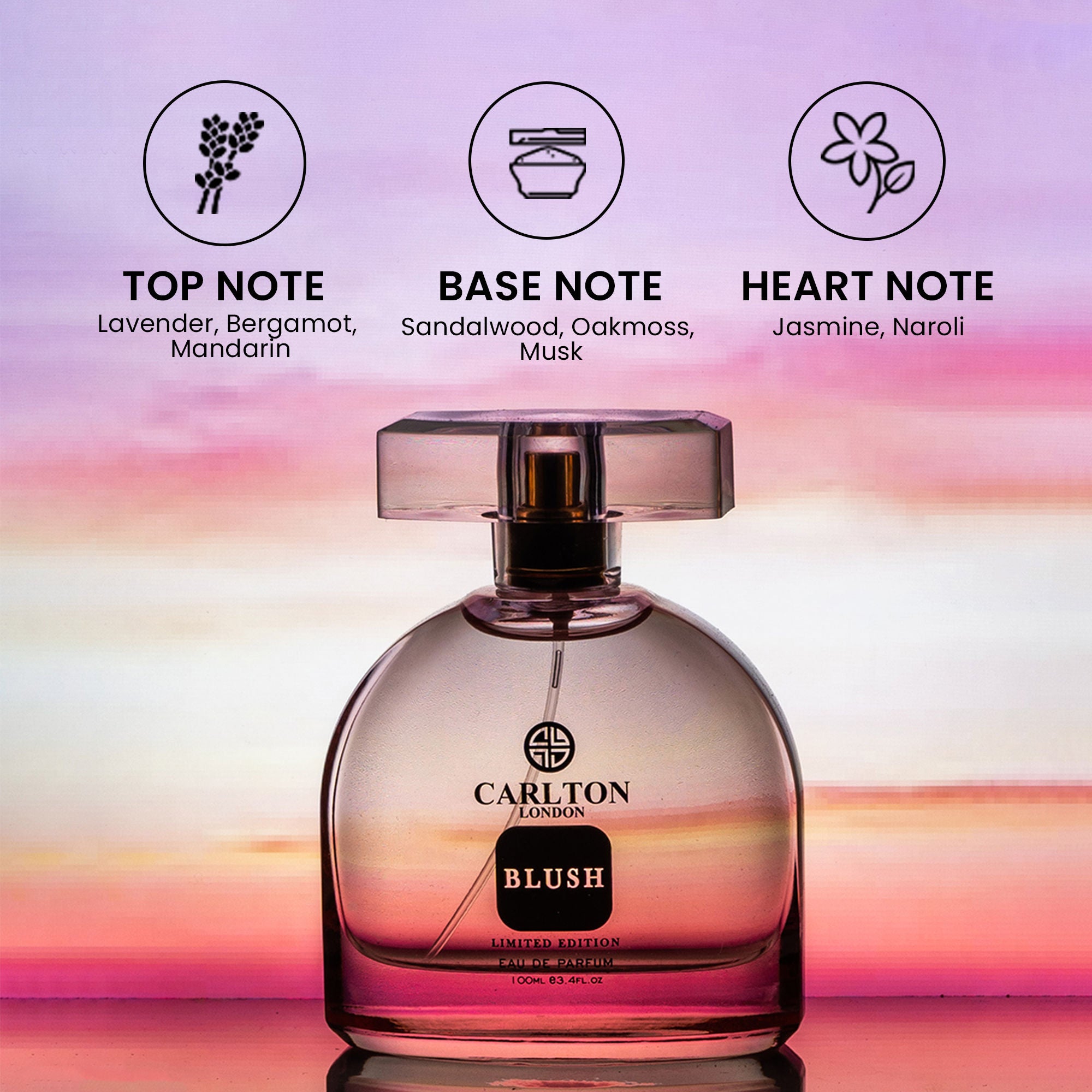 Carlton London Limited Edition Eau Da Parfum - Women's Blush & Men's Incense Perfume