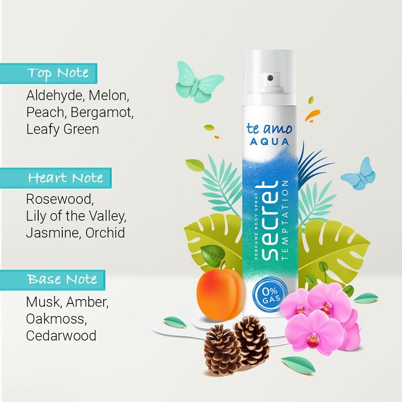 Te Amo Aqua Perfume Body Spray
