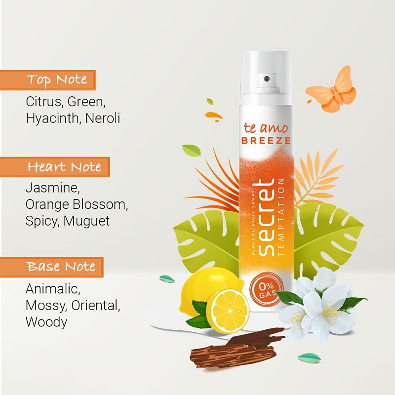 Te Amo Breeze Perfume Body Spray
