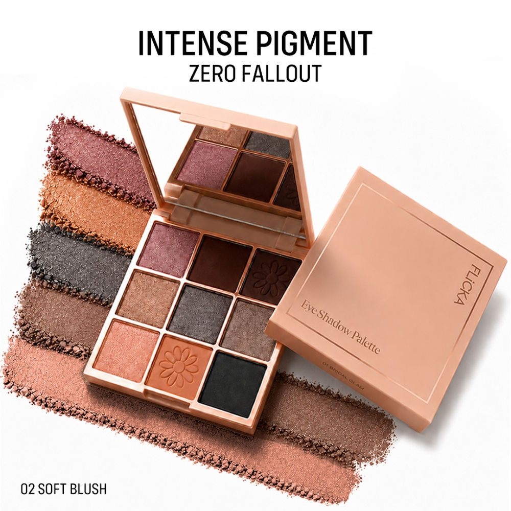 Eye Shadow Palette Intense Pigment Long Lasting Ultra Smooth - 02 Soft Blush