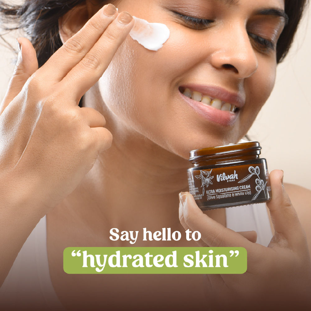 Ultra Moisturising Cream To Balance Moisture With Olive Squalane & White Lily