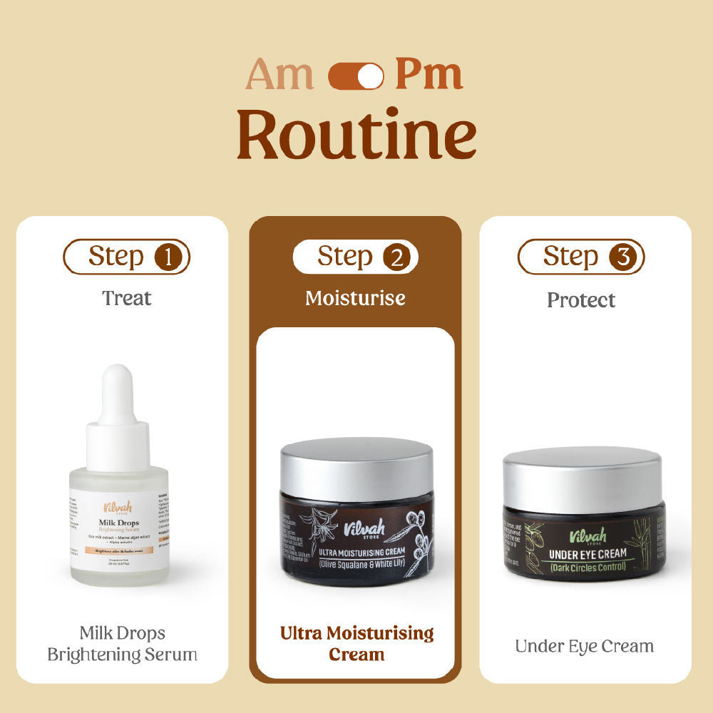 Ultra Moisturising Cream To Balance Moisture With Olive Squalane & White Lily