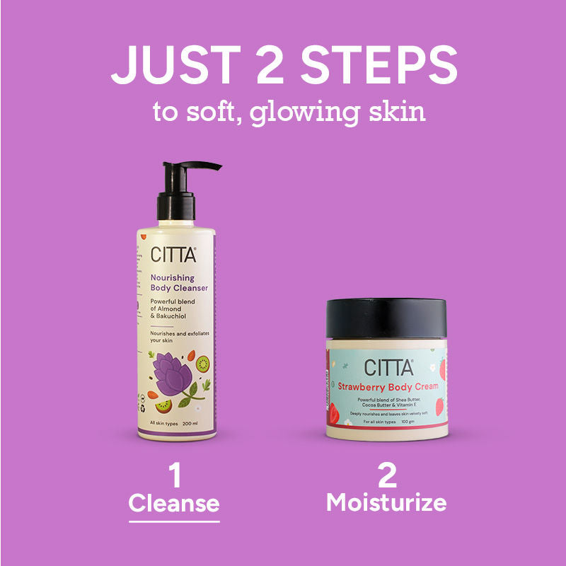 Nourishing Body Cleanser With Bakuchiol, Almond, Fruit extracts For Mild Daily Exfoliation