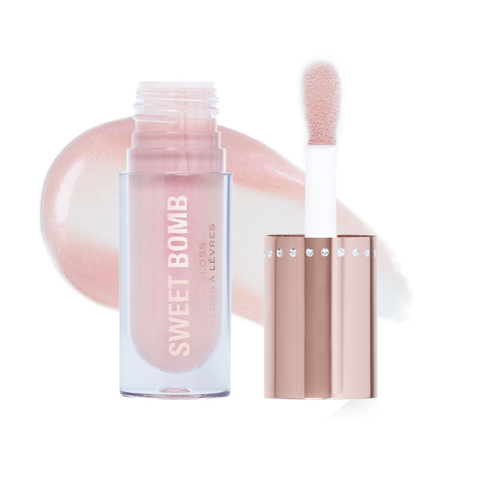 Y2K Baby Sweet Bomb Lip Gloss - Vanilla Ice White Holo