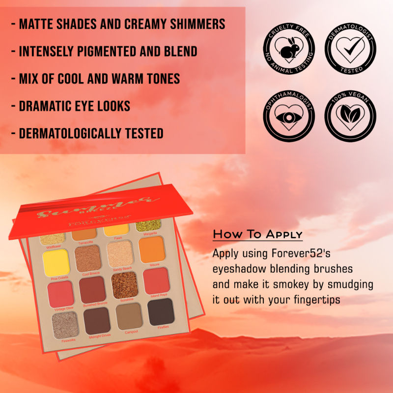 16 Color Eyeshadow Palette