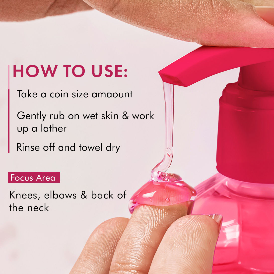Brightening Body Wash 5% Niacinamide & Raspberry Boosts Glow, 5% Glycerine Softens Skin