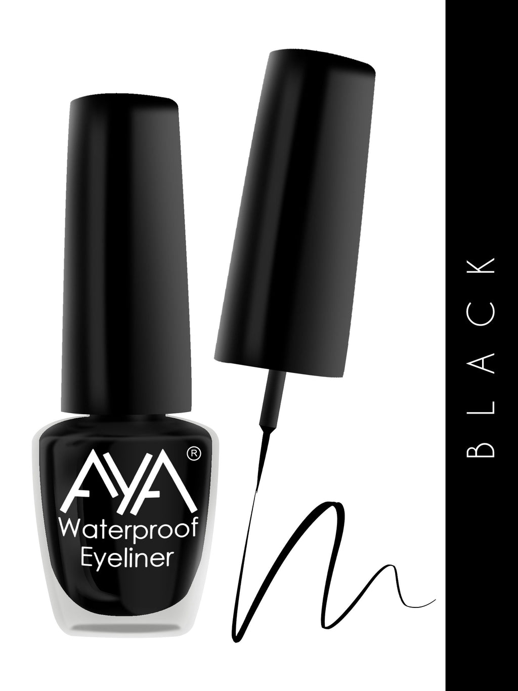 24 Hrs Long Lasting & Waterproof Eyeliner - Black