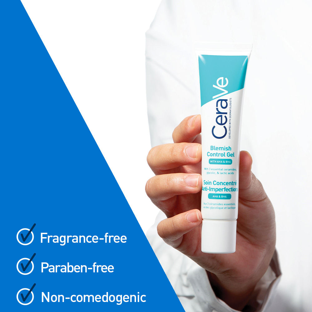 Blemish Control Gel with 2% Salicylic Acid, AHA & Niacinamide for Acne Spot Treatment