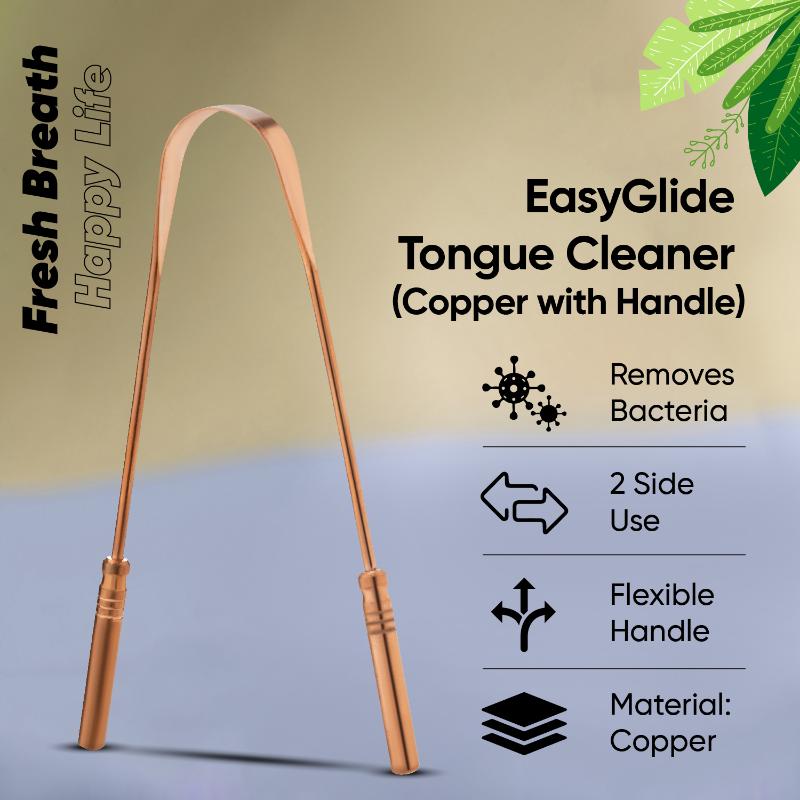 EasyGlide Tongue Cleaner Scaper Copper TCC-02