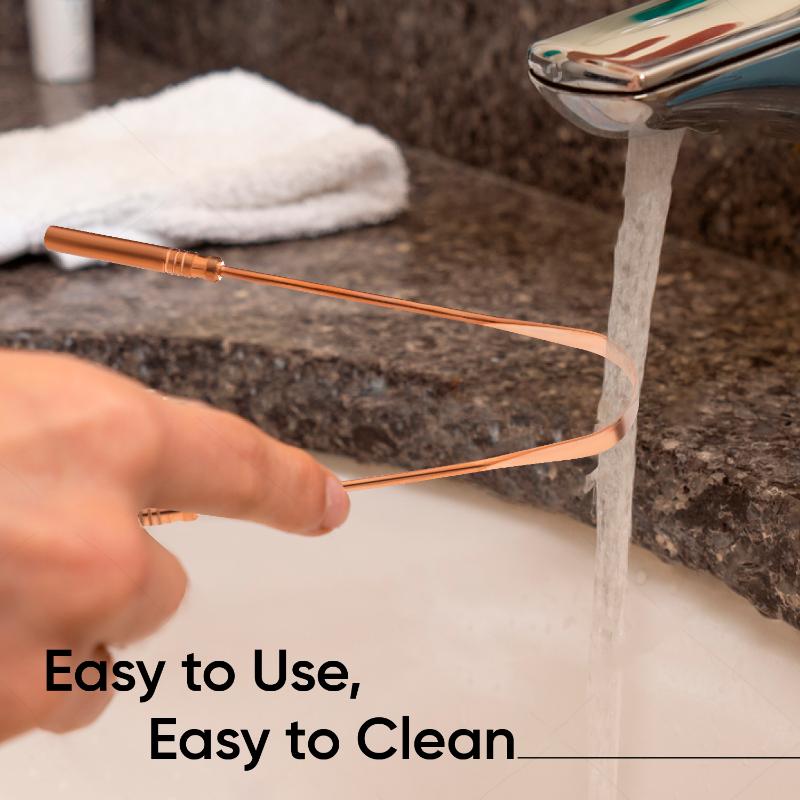 EasyGlide Tongue Cleaner Scaper Copper TCC-02