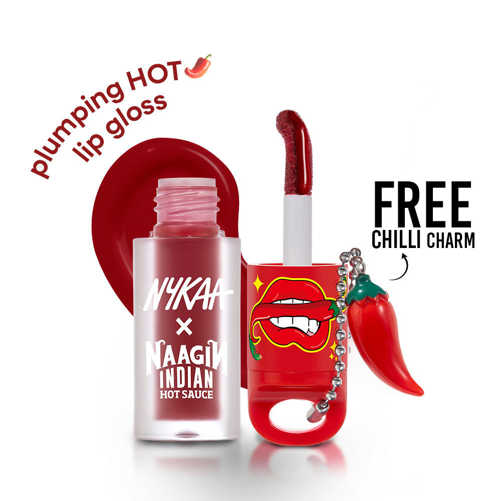 X Naagin Hot Sauce Plumping Lip Gloss