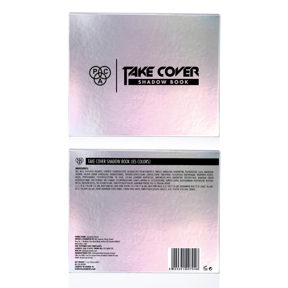 Take Cover Eyeshadow Book Palette - Versatile MUA Palette, Highly Pigmented Blends Effortlessly