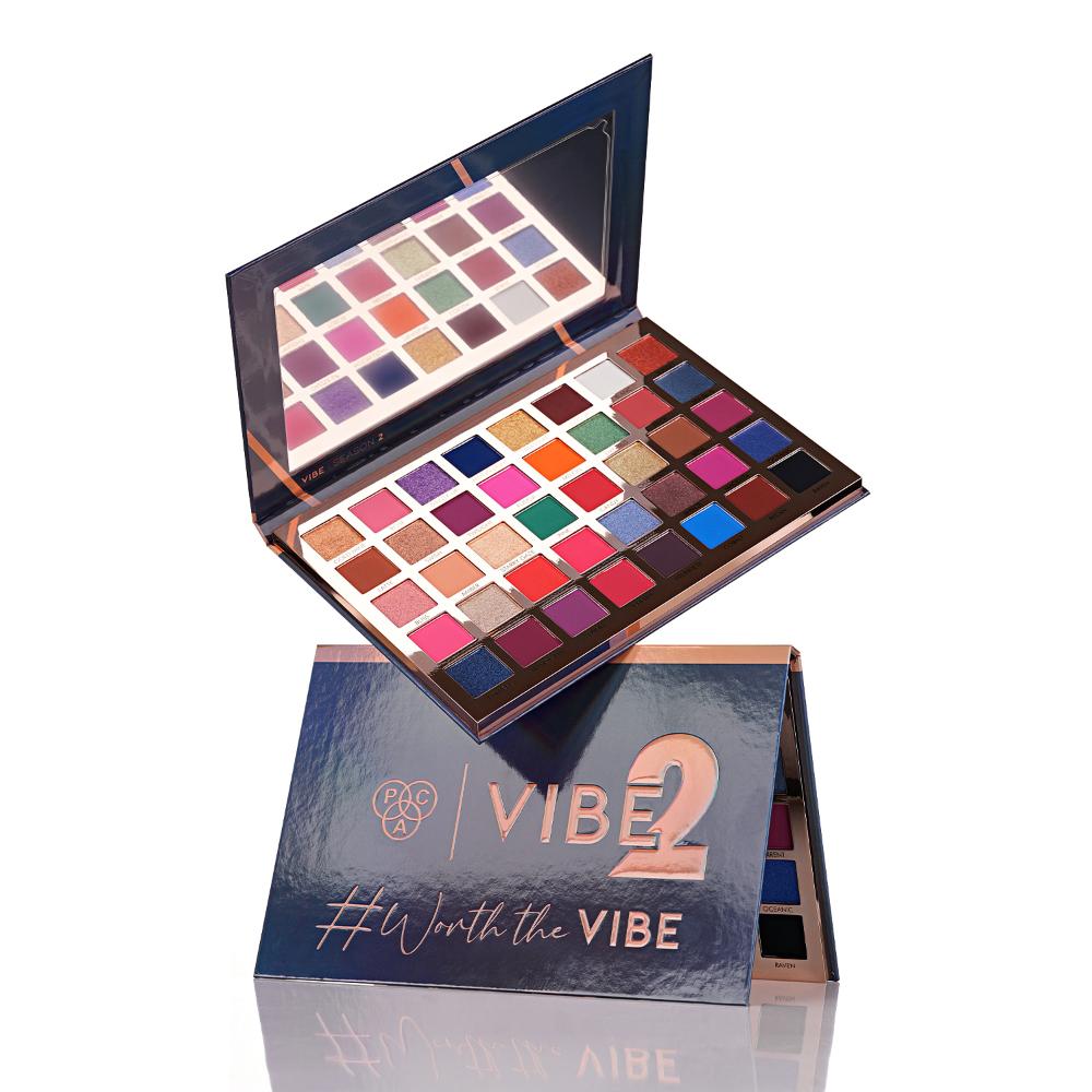Vibe Eyeshadow Palette X40 Season 2 - Blendable Formula, Intense Color Payoff, Richly Pigmented