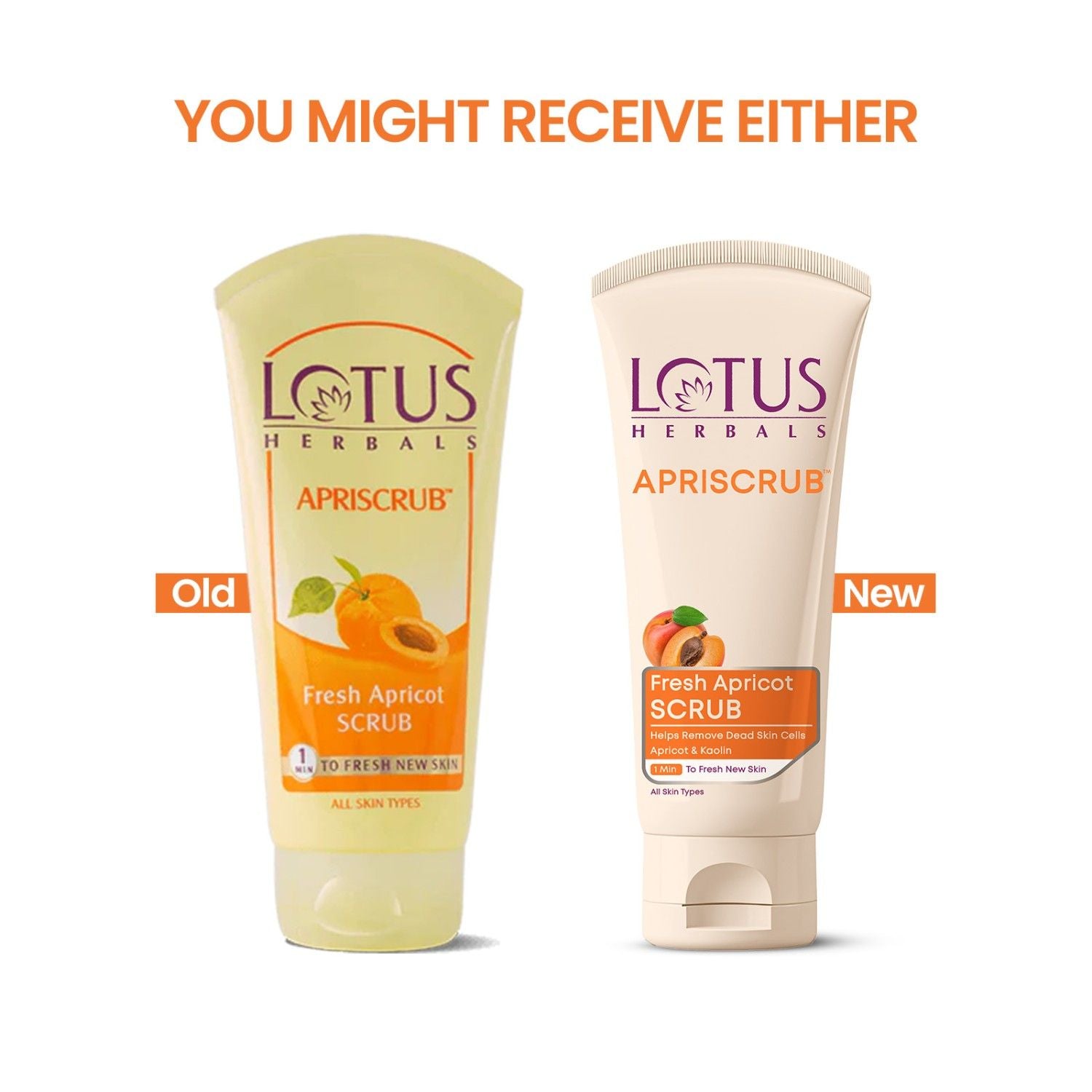Apriscrub Fresh Apricot Face Scrub Natural Exfoliating & Chemical Free, All Skin Types