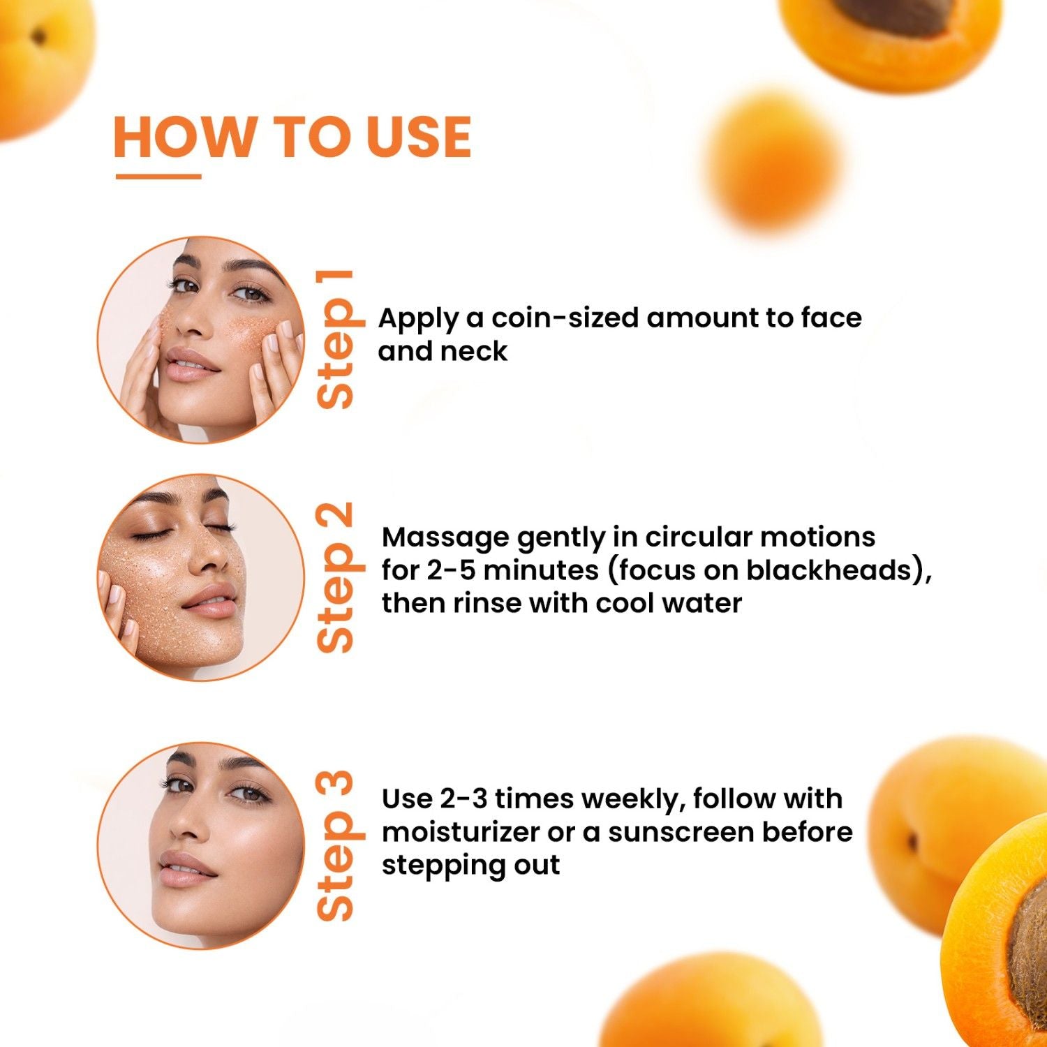 Apriscrub Fresh Apricot Scrub Natural Exfoliating Face Scrub Chemical Free
