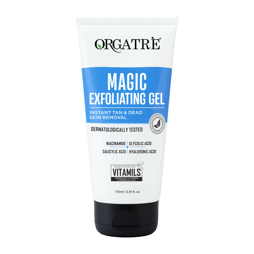 Instant Tan & Dead Skin Removal Exfoliating Gel For Women & Men - Tanning Dead Skin Remover