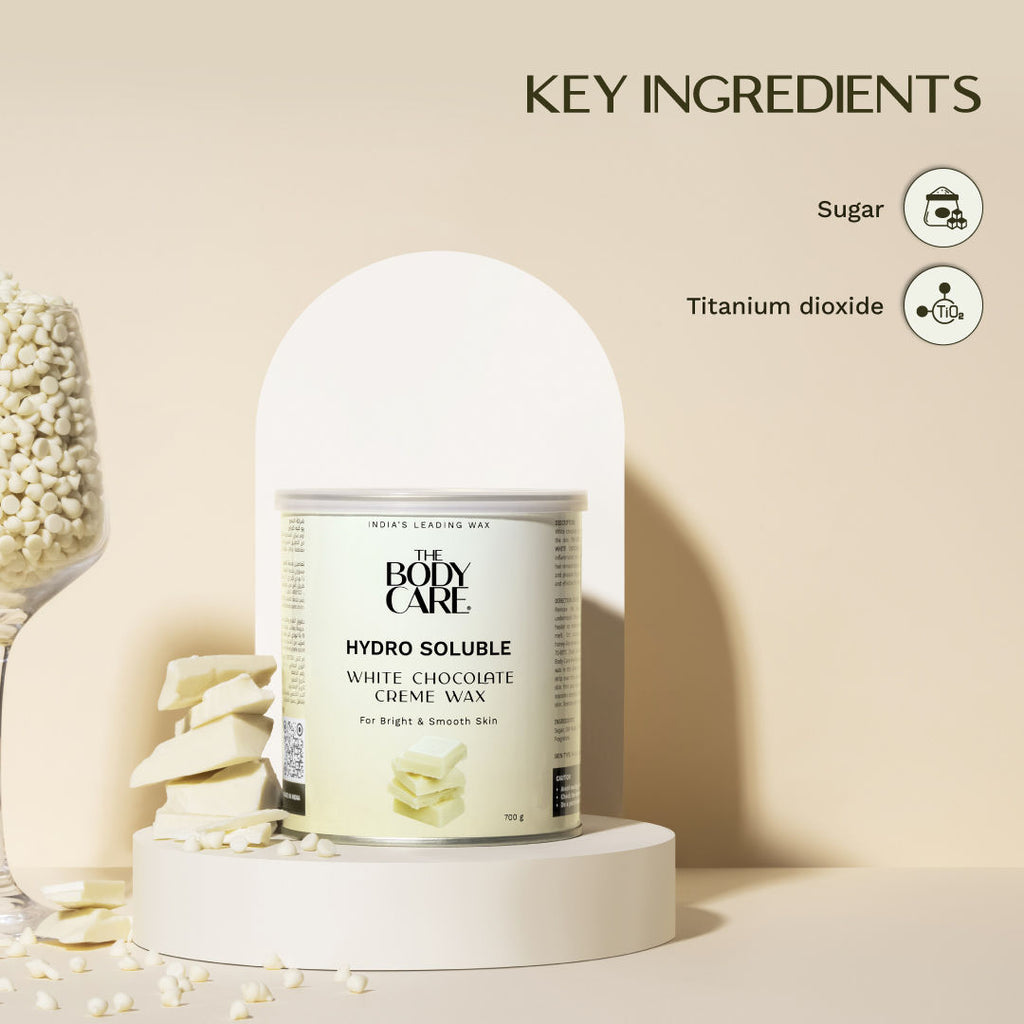 Hydrosoluble White Chocolate Creme Wax