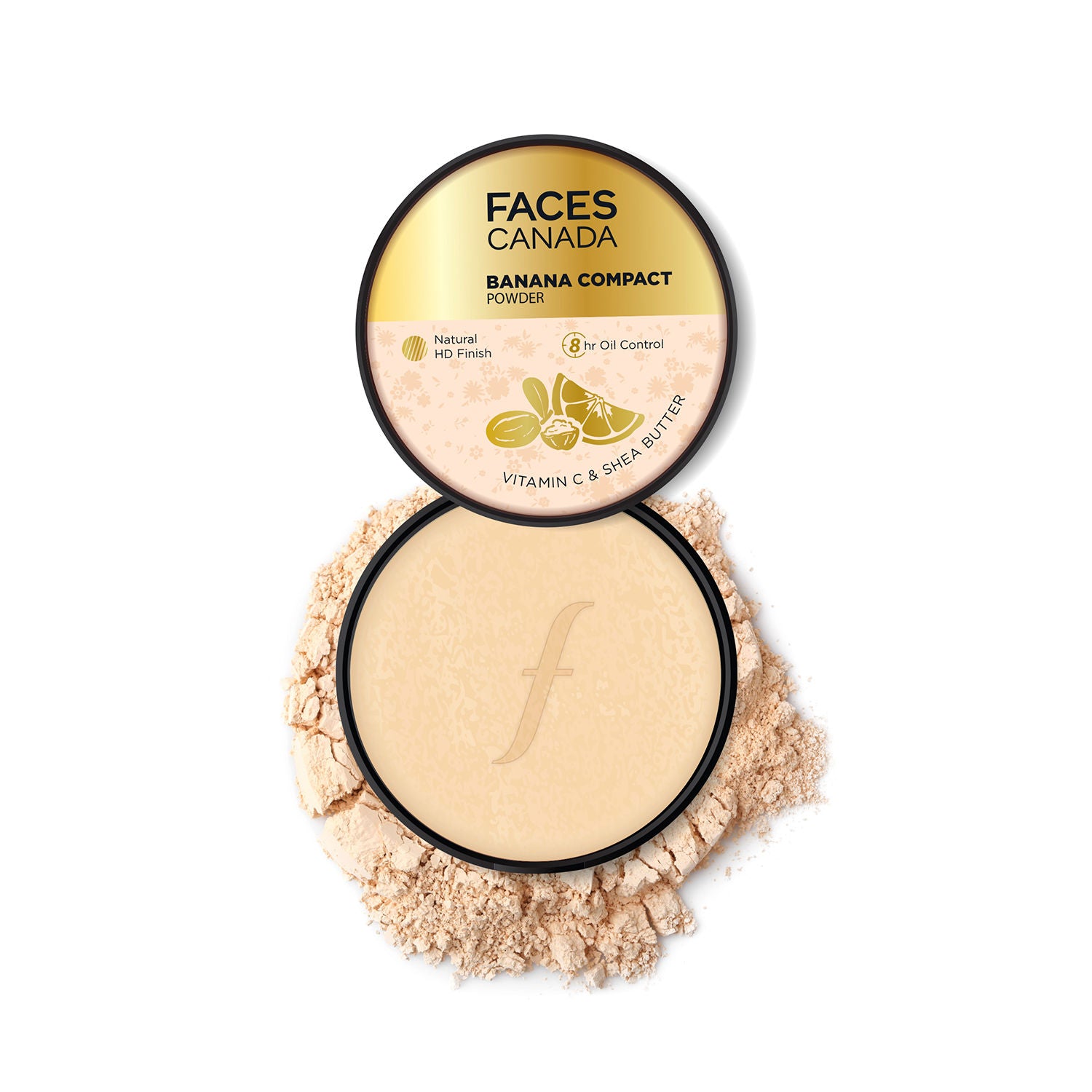 Banana Compact And Baking Powder With Vitamin C & Shea Butter