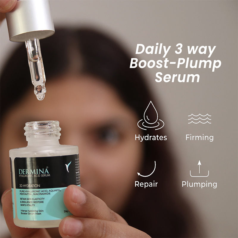 Hyaluronic Acid Serum With Pentavitin & D Panthenol For Elasticity & Hydration - All Skin Type