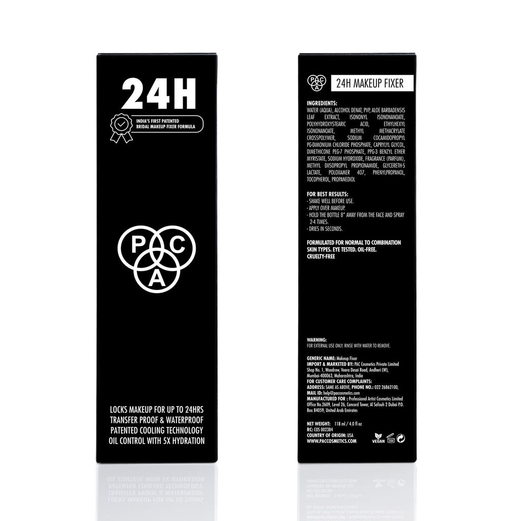 24H Makeup Fixer - Locks Makeup for 24H, Patented Bridal Formula, Waterproof & Transferproof