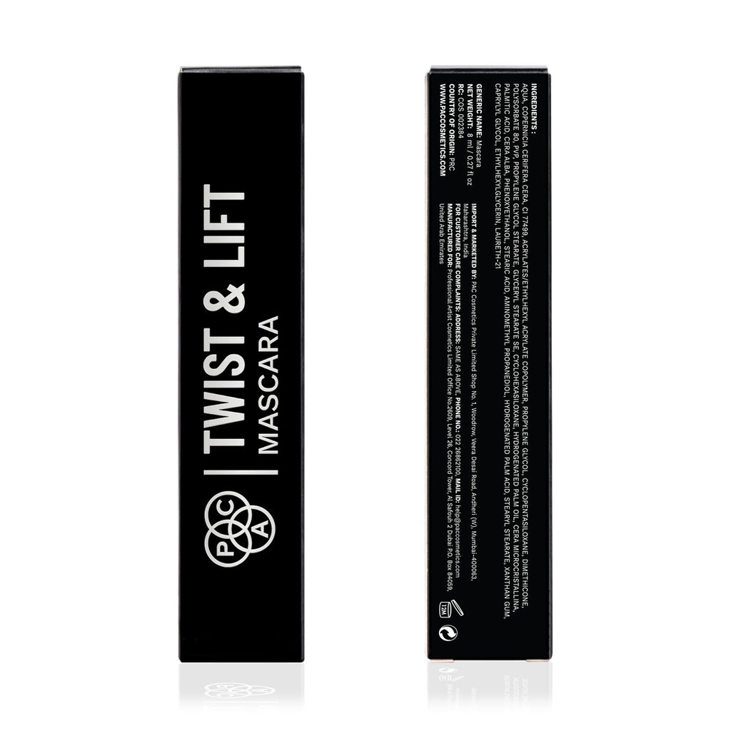 Twist & Lift Mascara - 4-in-1 Mascara Wand, Curls Defines Volumizes & Lifts, Waterproof