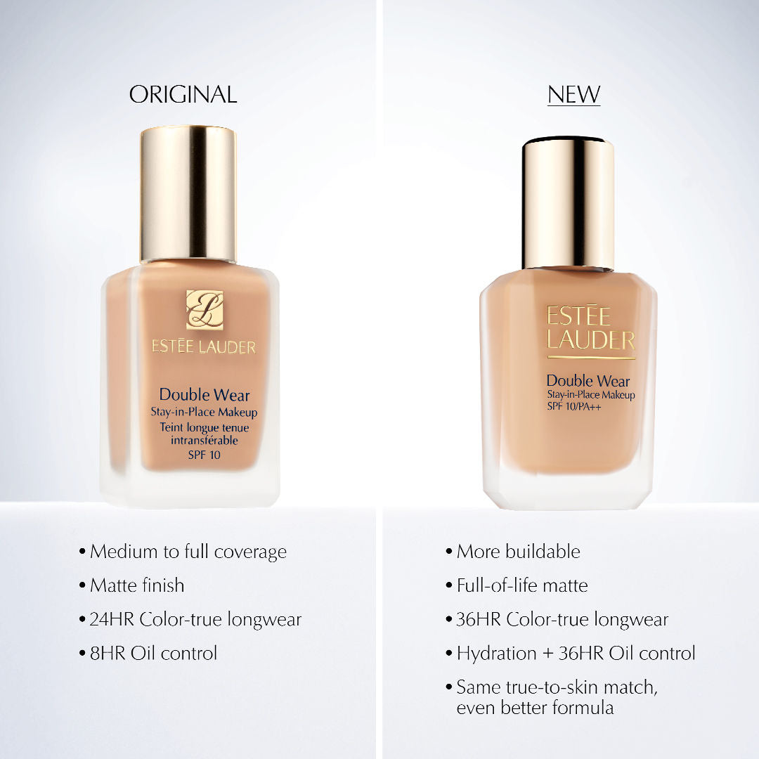 Double Wear Stay-In-Place Longwear Matte Foundation SPF 10-5N3 Spiced Amber