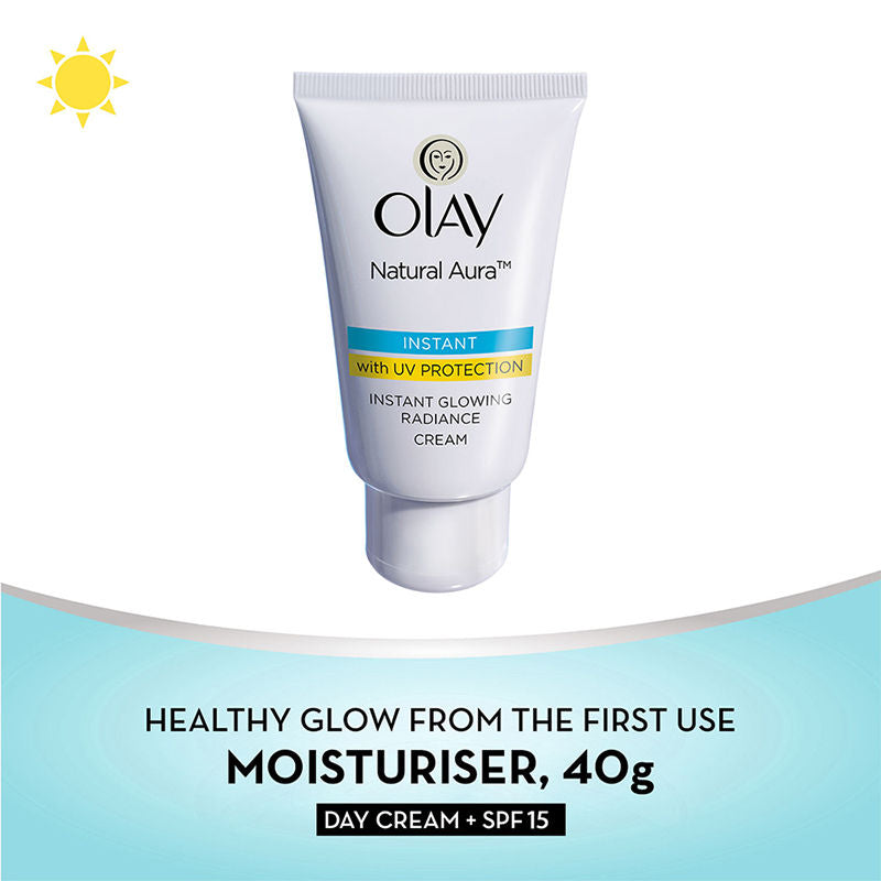 Natural White Instant Glowing Fairness Skin Cream with UV Protection