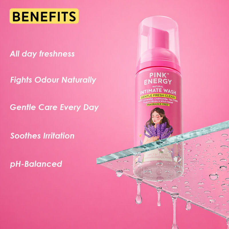 Natural Lavender Foaming Intimate Wash