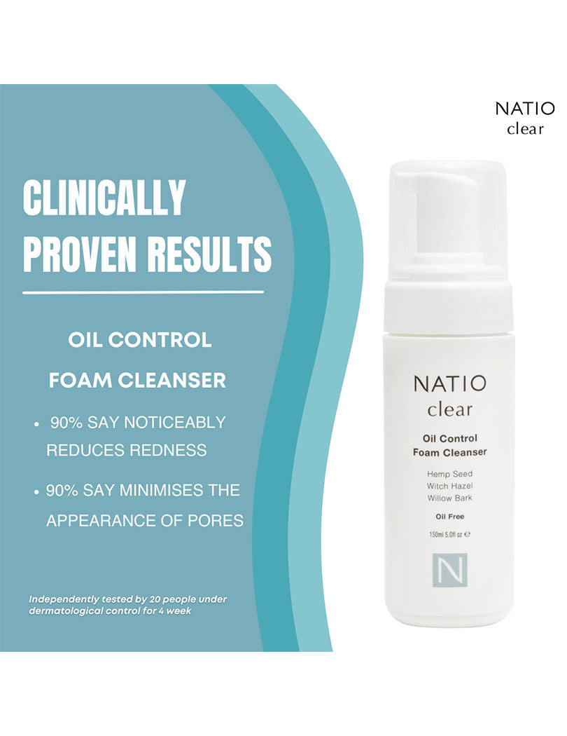 Clear Oil Control Foam Cleanser