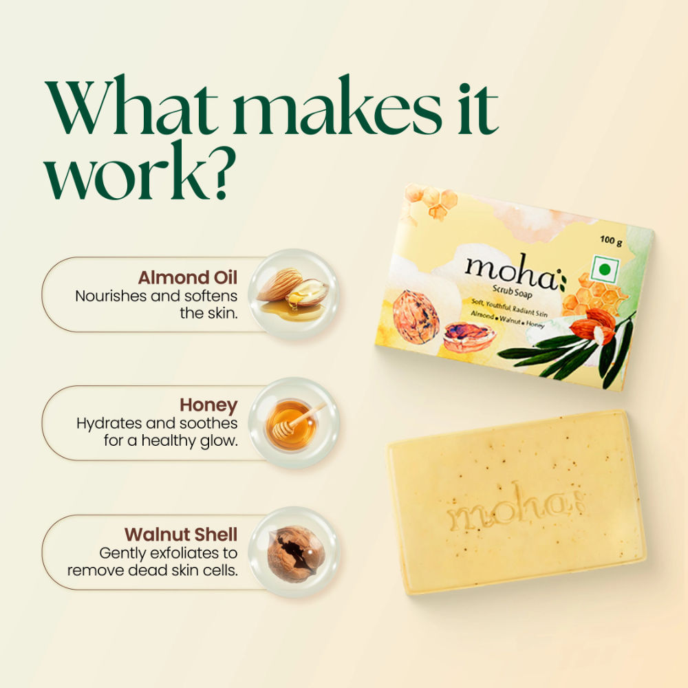 Scrub Soap Exfoliate For Soft Youthful And Radiant Skin