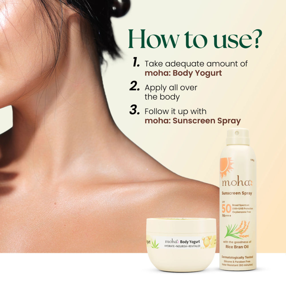 Body Yogurt To Hydrate & Nourish Skin For Soft And Smooth Texture
