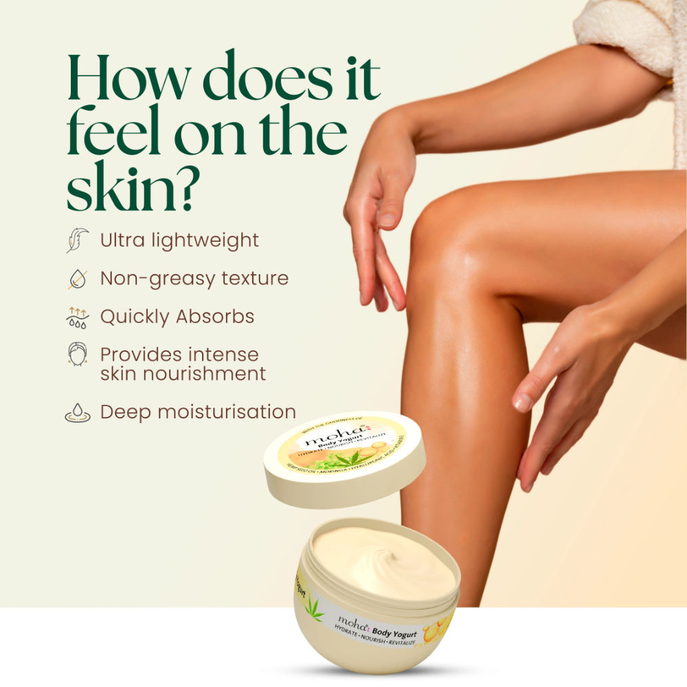 Body Yogurt To Hydrate & Nourish Skin For Soft And Smooth Texture