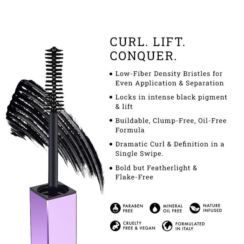 Curl, Conquer, Etc Hypercurl Volumising Mascara - Got Your Black