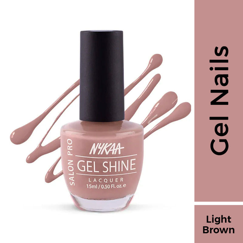 Nykaa Salon Pro Shine Gel Nail Polish - Florence Spritz 51 - Manhattan Madness 224