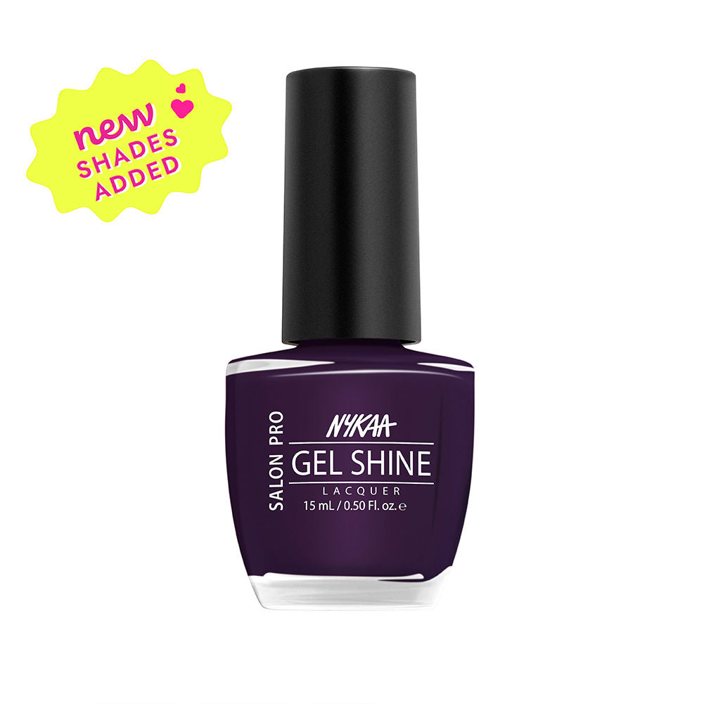 Nykaa Salon Pro Shine Gel Nail Polish - Florence Spritz 51 - Royal Blue