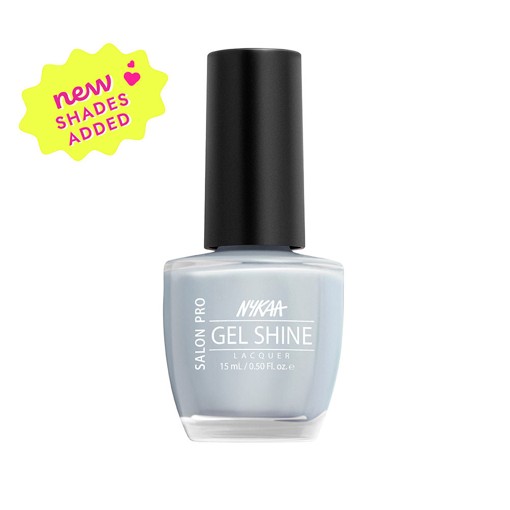 Nykaa Salon Pro Shine Gel Nail Polish - Florence Spritz 51 - Blue