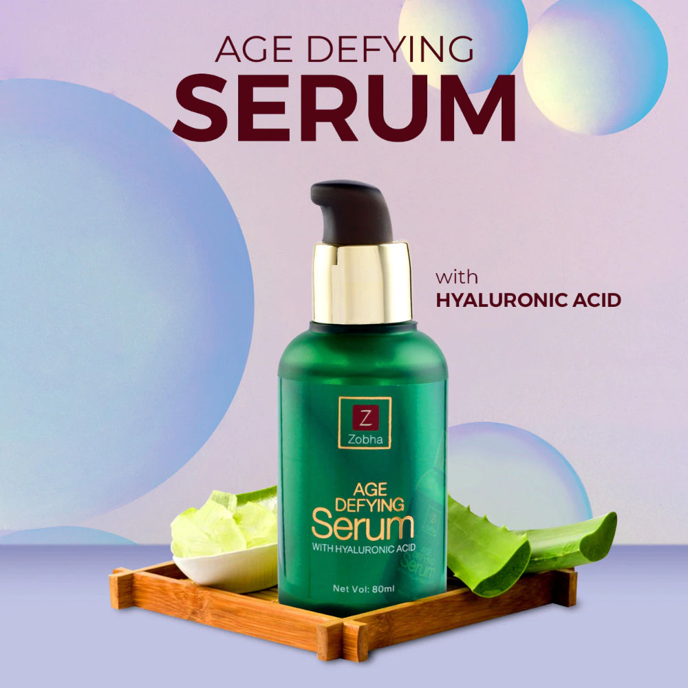 Age Defying Face Serum with Hyaluronic Acid