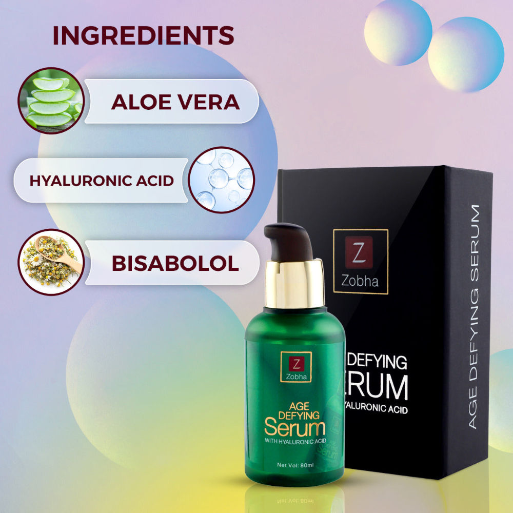 Age Defying Face Serum with Hyaluronic Acid