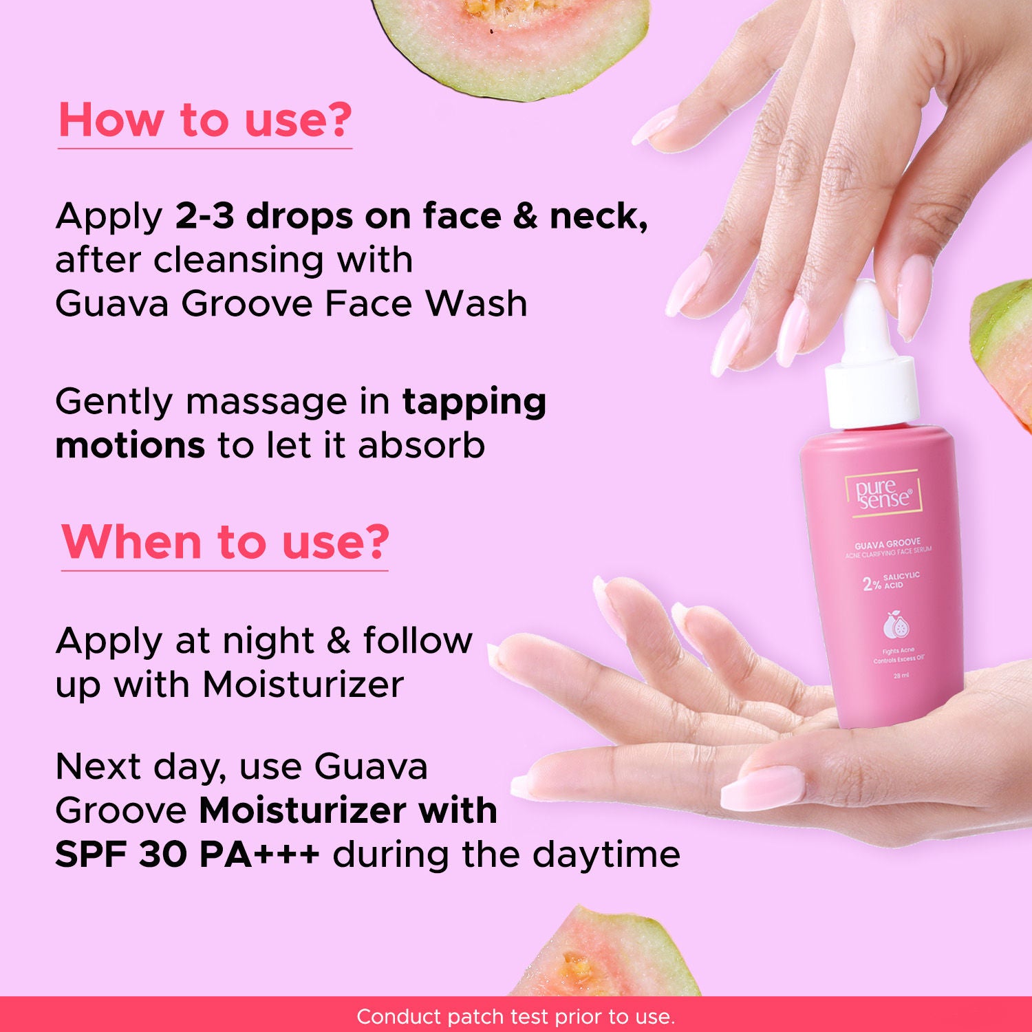 2% Salicylic Acid Face Serum with Guava for Acne Prone Oily Skin