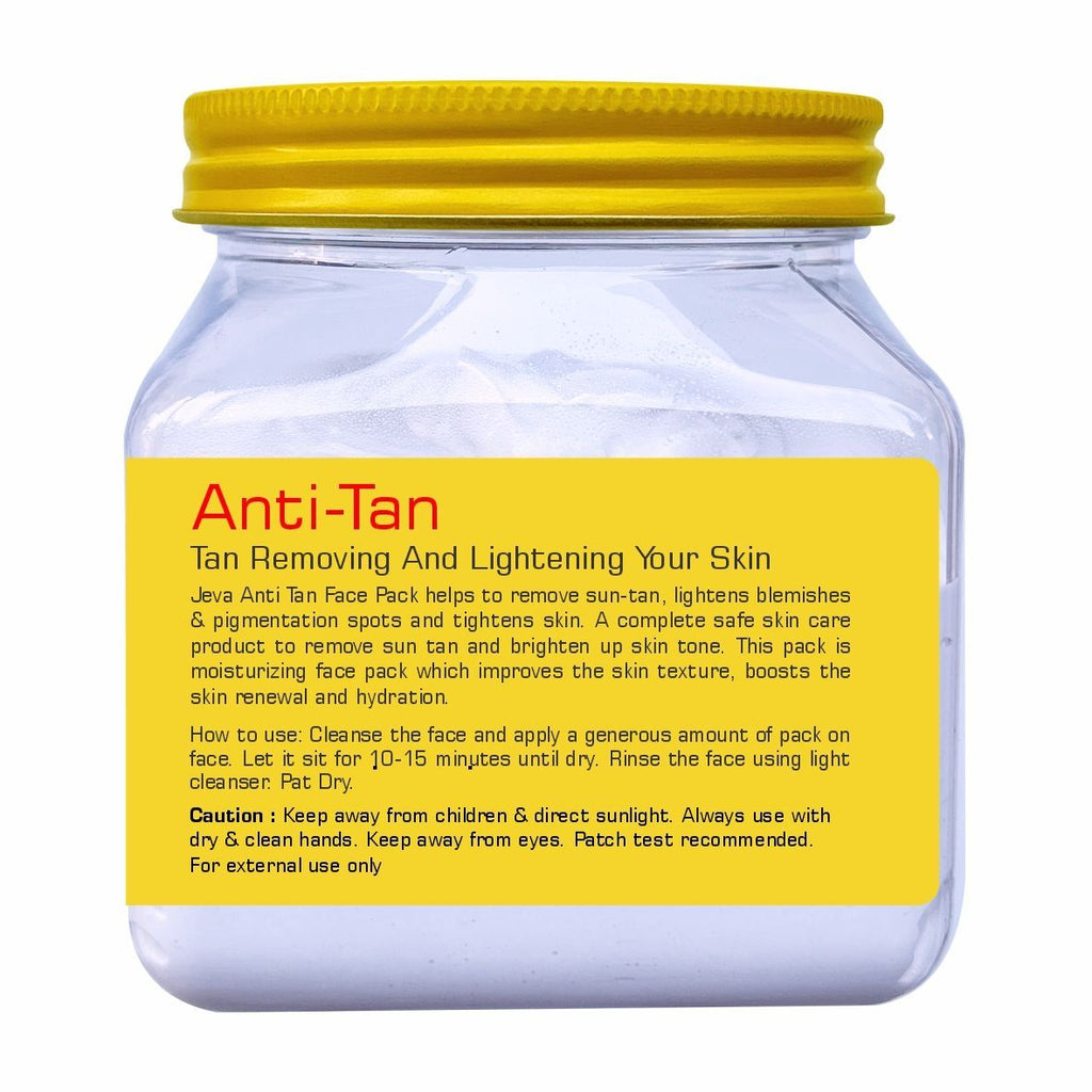 Anti-Tan Face Pack - Tan Removal, Brightening & Radiance-Boosting Gel