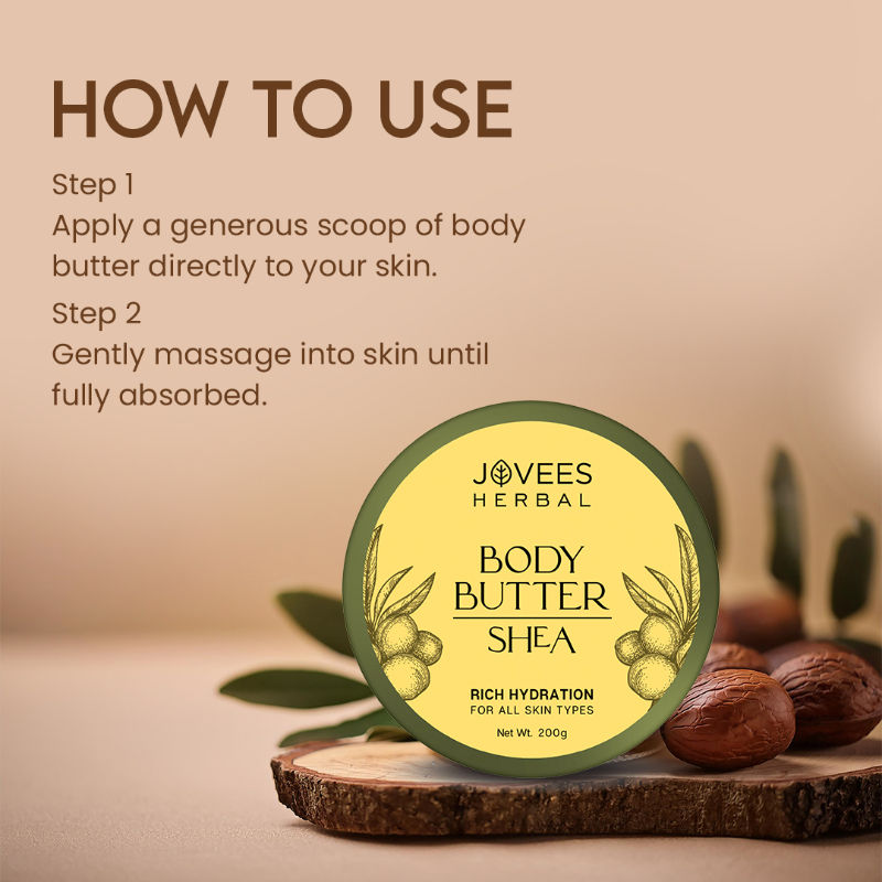 Herbal Shea Body Butter For Dry & Rough Skin Deep Nourishment