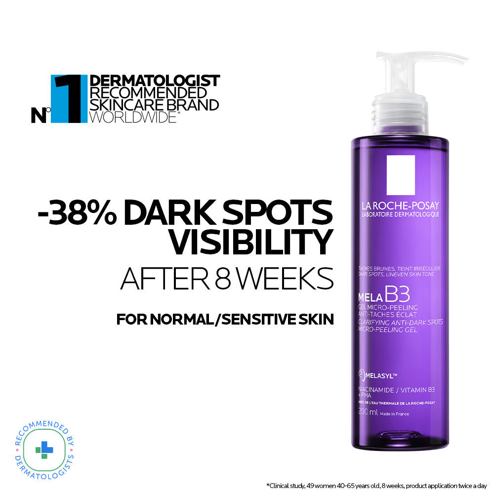 Mela B3 Anti-Dark Spot Face Wash, Cleanser with Melasyl & Niacinamide for pigmented skin