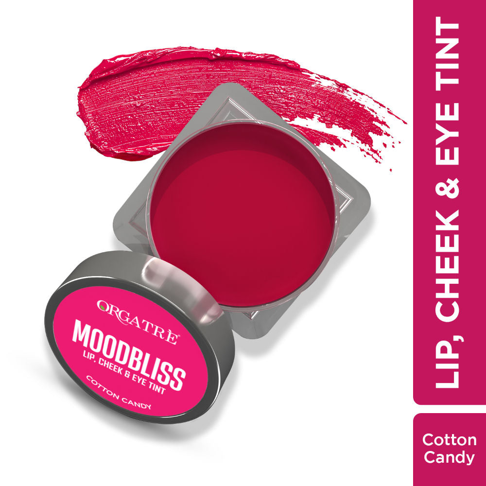 Moodbliss Blush Lip, Cheek & Eye Tint with Goodness of Kojic Acid & Retinol - Cotton Candy