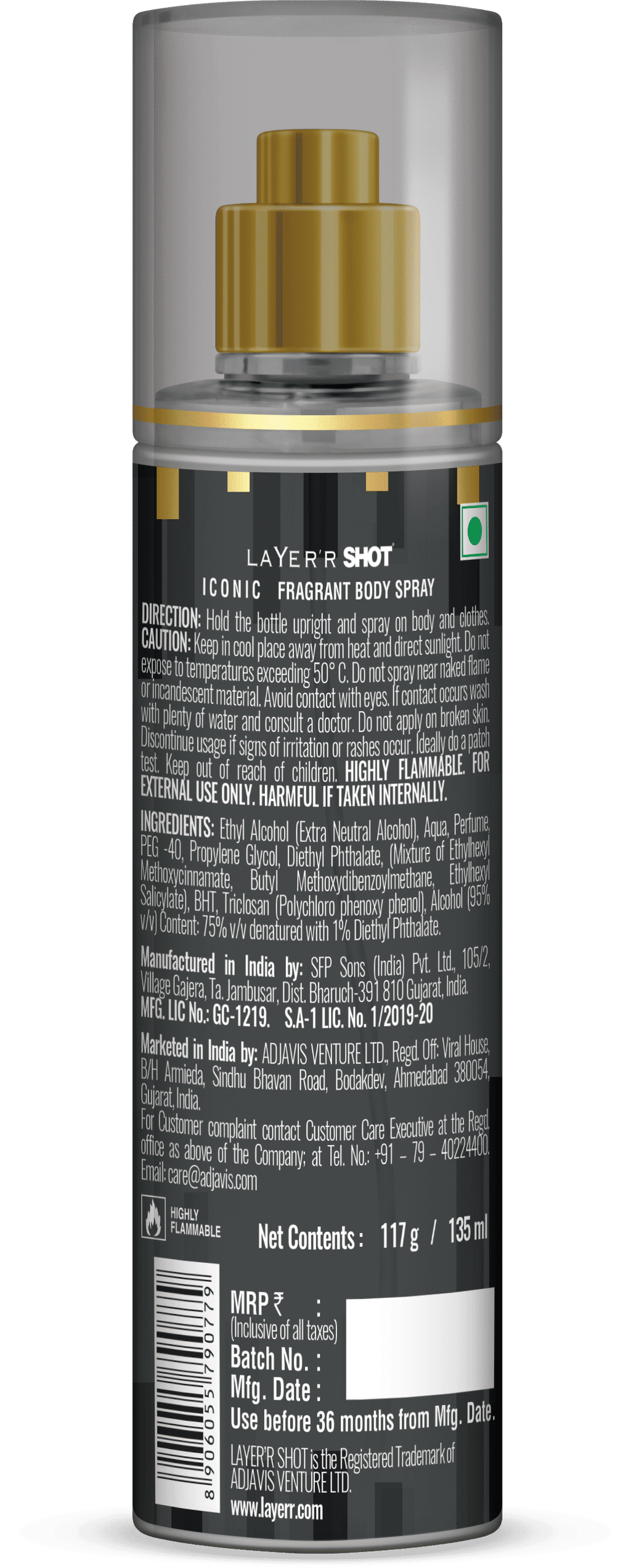 Shot Iconic Body Spray For Her
