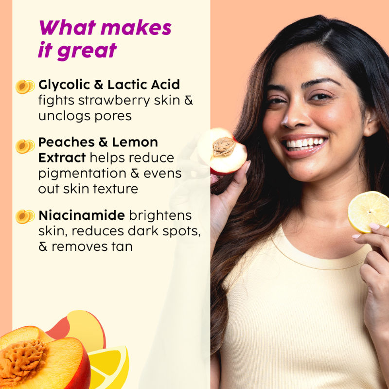 Peaches & Lemon Detan Bump Eraser Scrub