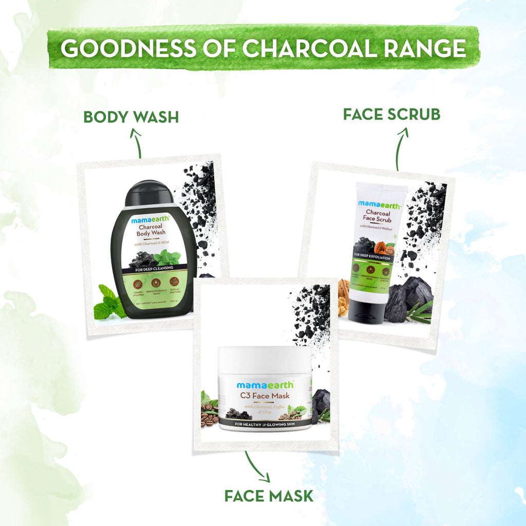 Charcoal Face Wash With Activated Charcoal And Coffee For Oil Control