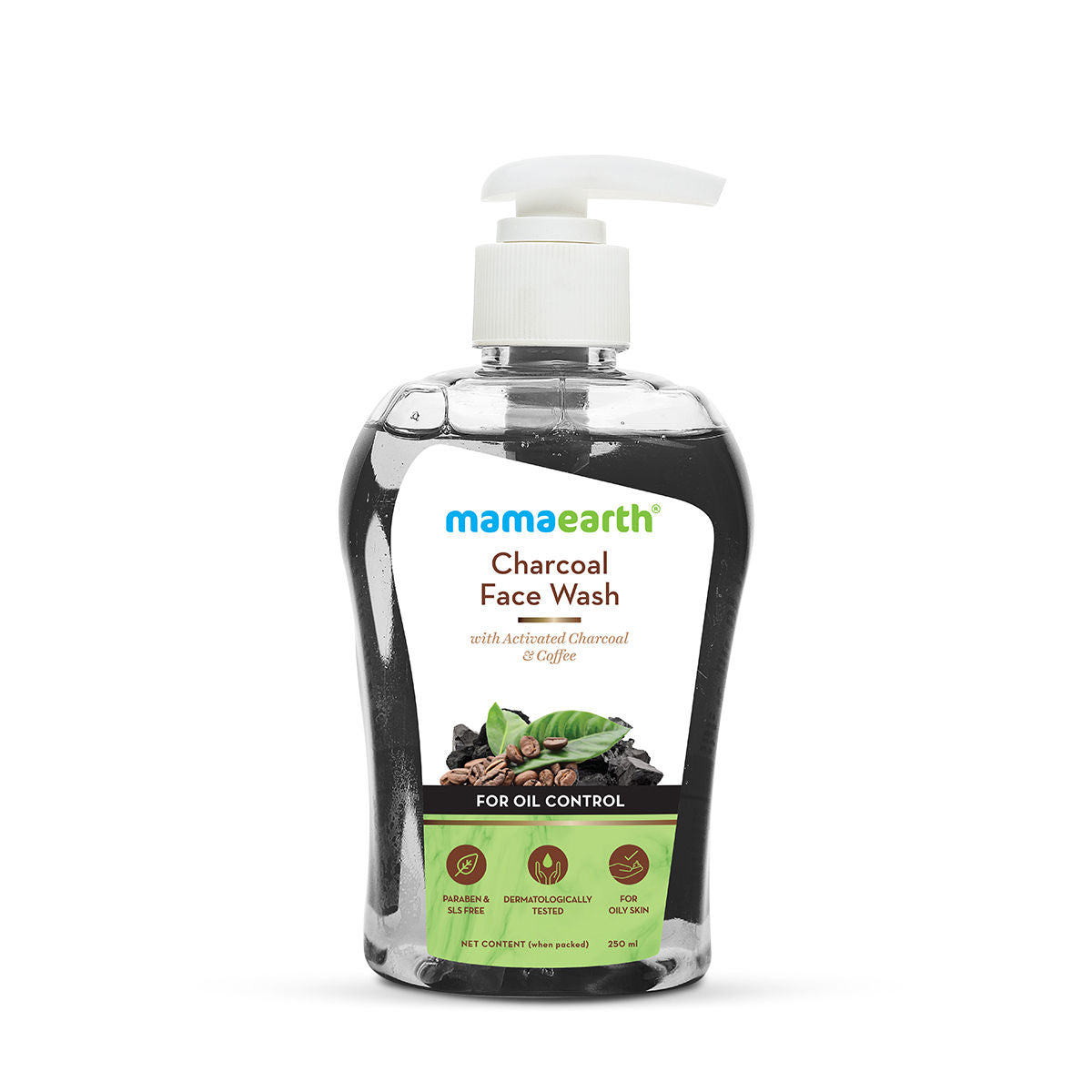 Charcoal Face Wash With Activated Charcoal And Coffee For Oil Control
