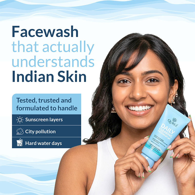 Daily Clearing Facewash With 10% Rice Water, 1% Salicylic Acid & Dermatologically Tested